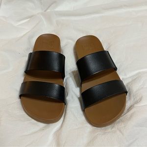 Reef Black Cushion Water Sandals